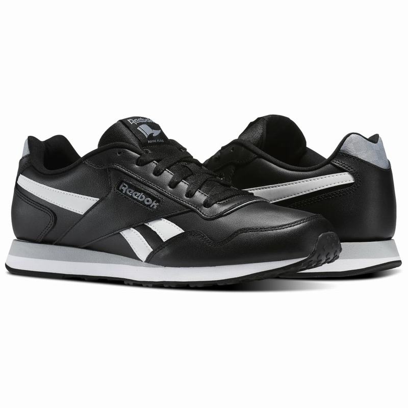 Reebok Royal Glide Lx Tenisky Panske - Čierne/Biele/Siva QN1220PI